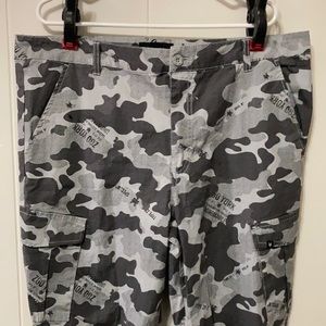 Zoo York Grey Camo Straight Cargo Pants size 40